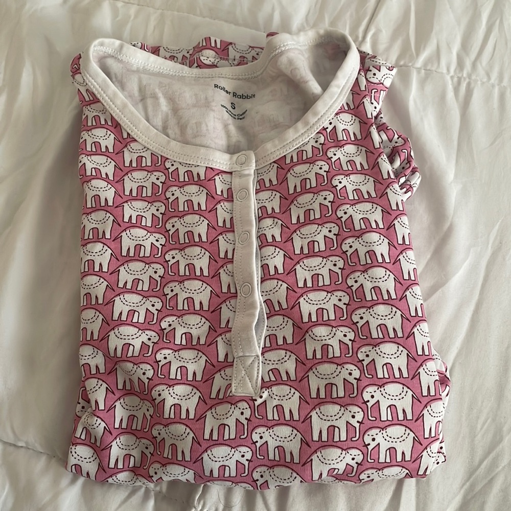 Roller rabbit pajama set!